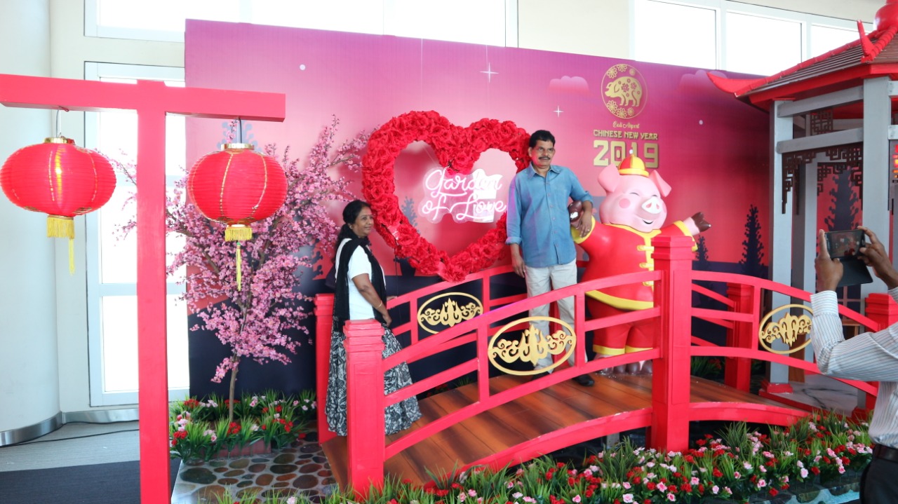 Romantic Chinese New Year, Cara Bandar Udara Internasional I Gusti Ngurah Rai Sambut  Chinese New Year  dan Valentine’s Day 