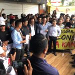 Ratusan Driver Online Geruduk Kantor Togar Situmorang