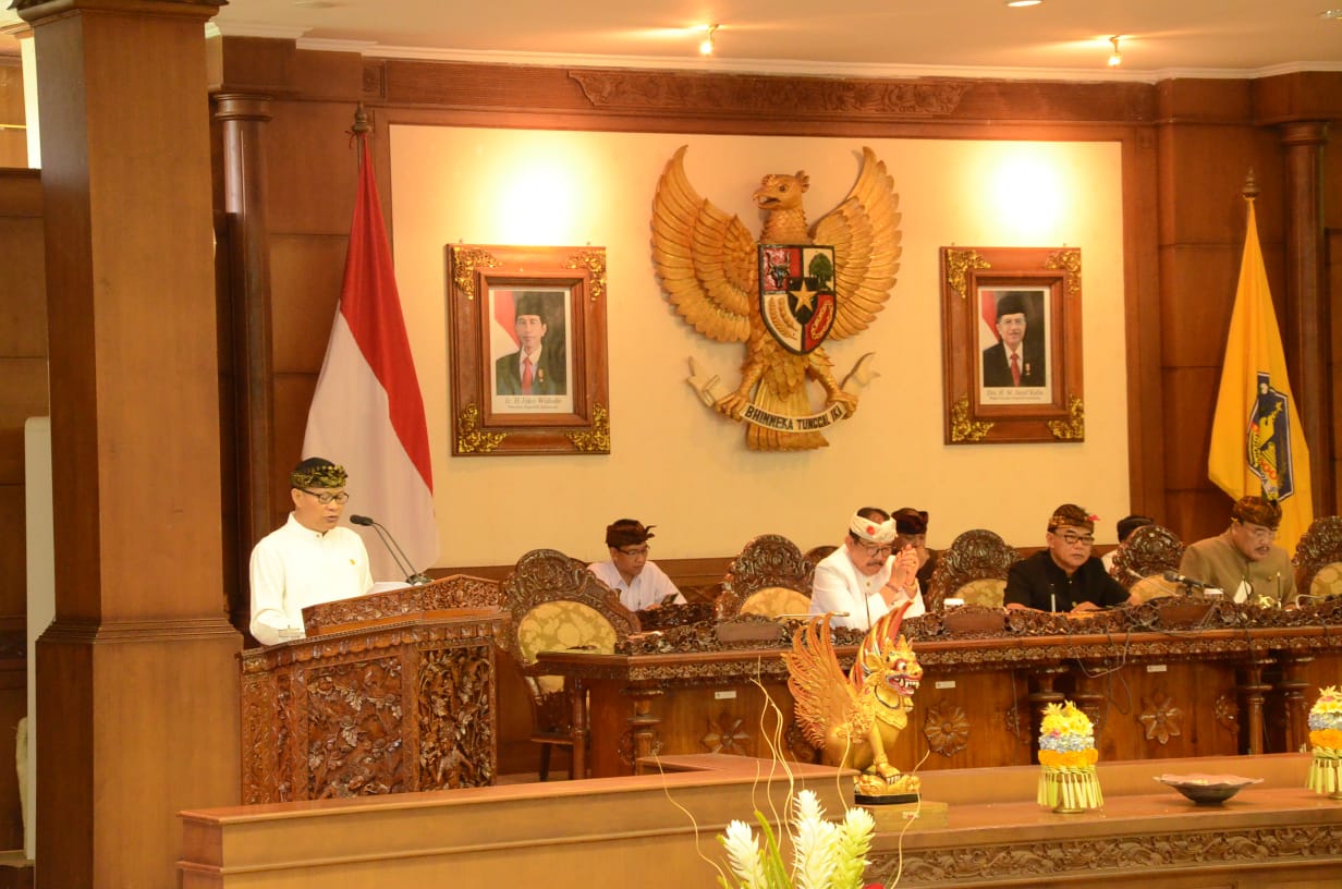 Paripurna Istimewa DPRD Provinsi Bali : Optimalisasi Peranan Sektor Riil