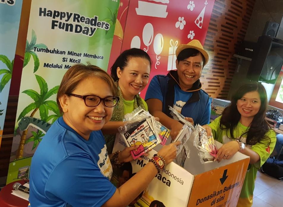 Tingkatkan Kreativitas Anak dan Pererat Hubungan Anak dan Orang Tua, McDonald’s  meluncurkan program Happy Meal Readers