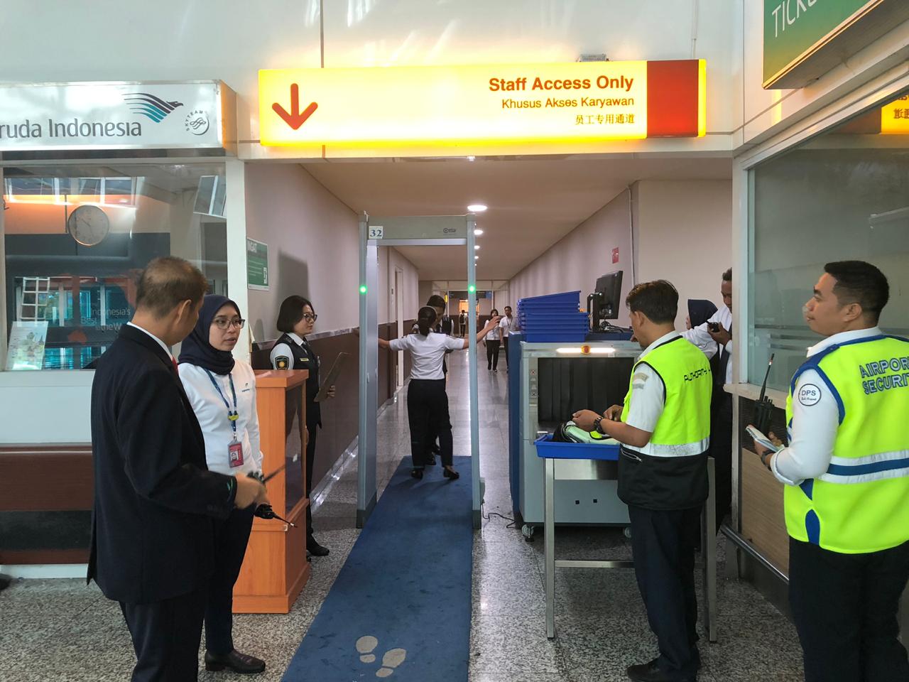 Cek Kesiapan Angkutan Lebaran, Otban Wilayah IV Gelar Inspeksi Keamanan Penerbangan di Bandar Udara Internasional I Gusti Ngurah Rai