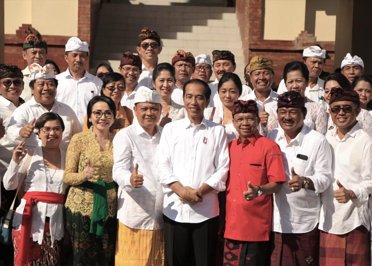 Kunjungan Kerja Presiden Joko Widodo di Denpasar Berjalan Lancar