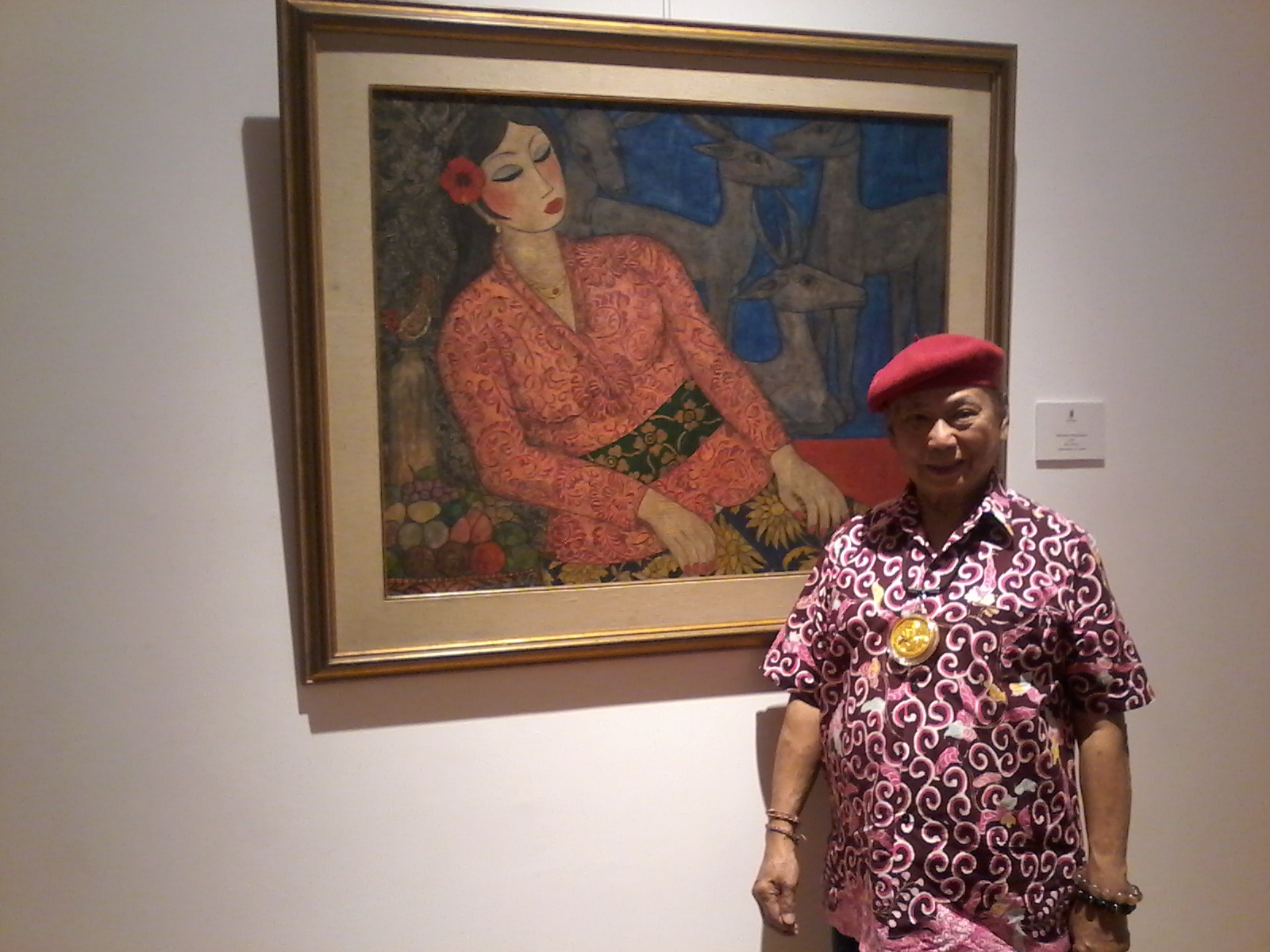 Bertempat di Santrian Gallery , Djaja Tjandra Kirana Suguhkan Karya Rupa Silang Budaya Lintas Bangsa