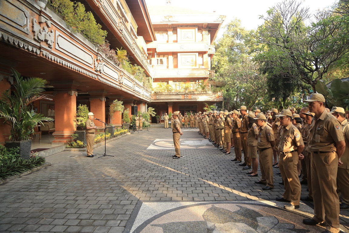 Hari Pertama Kerja Pasca Cuti Bersama Idul Fitri 1 Syawal 1440 H,Pemkot Gelar Apel Serentak Di Seluruh OPD, Pastikan Kehadiran dan Disiplin ASN
