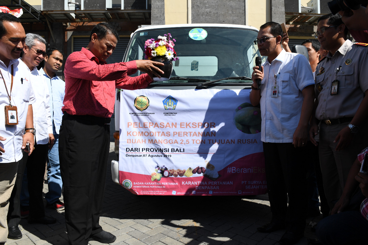 Menteri Pertanian Amran Sulaiman : Target Volume Ekspor Meningkat hingga 45 Juta Ton di 2019