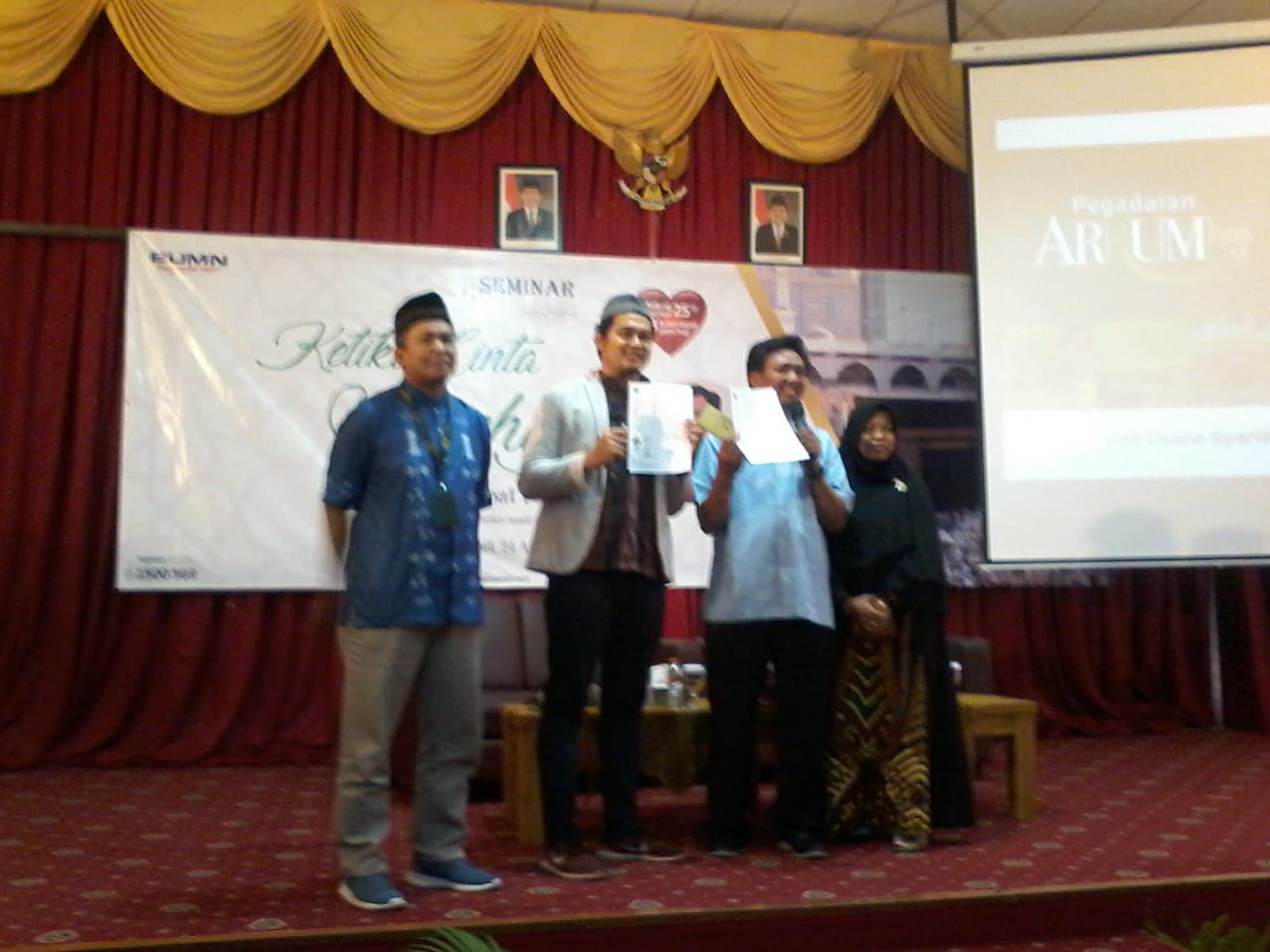 Ketika Cinta Berhaji : Program Arrum Haji (Gadai Emas)solusinya, mendapat kepastian nomor Porsi Haji