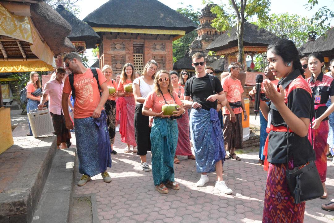 Mahasiswa Dari 20 Negara Kunjungi Kawasan Heritage Kota Denpasar