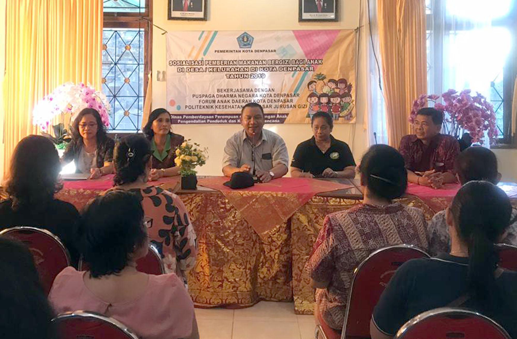 DP3AP2KB Kota Denpasar Sosialisasikan, Pentingnya Pengetahuan Gizi bagi Masyarakat