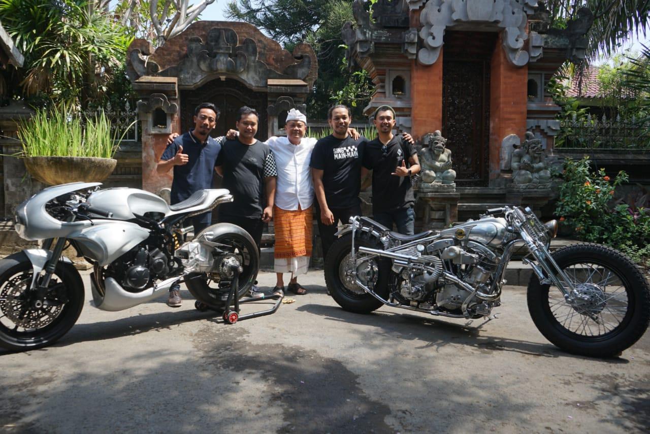 Rai Mantra Dukung Dua Builder Motor Costum Denpasar Berlaga di Yokohama Jepang