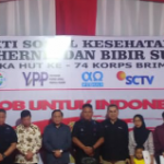 Peringati HUT Ke-74 , Korps Brimob Polri bantu penderita Hernia dan Bibir Sumbing 