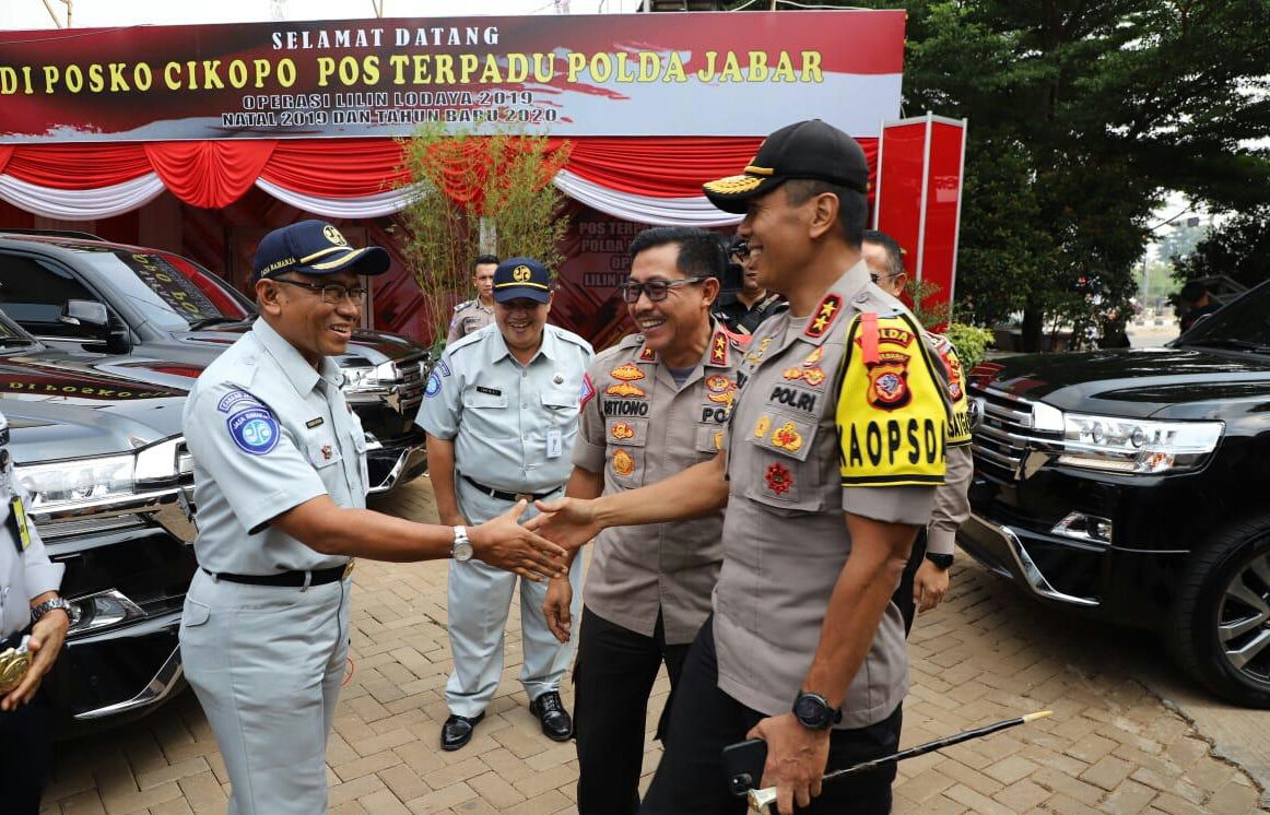 Jelang Nataru 2020, Kapolda Jabar Monitoring Kesiapan Personel di Pos Pam Cikopo