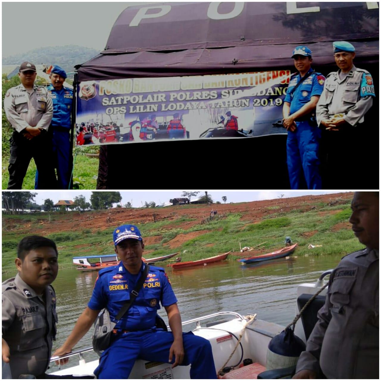 Jelang Tahun Baru 2020, Satpolair Polres Sumedang Siapkan Pengamanan Objek Wisata Air Bendungan Jatigede