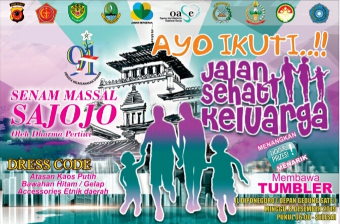 Polda Jabar Adakan Jalan Sehat Bersama Keluarga Menuju Sumber Daya Manusia Unggul lndonesia Maju