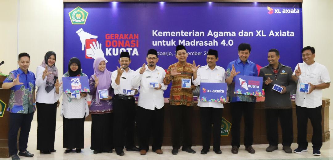 Dukung Program Madrasah 4.0  XL Axiata Perluas Penyaluran Gerakan Donasi Kuota ke Madrasah Aliyah di Jatim