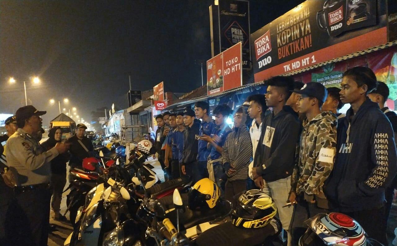 Balapan Liar, Kapolsek Soreang Pimpin Patroli Malam