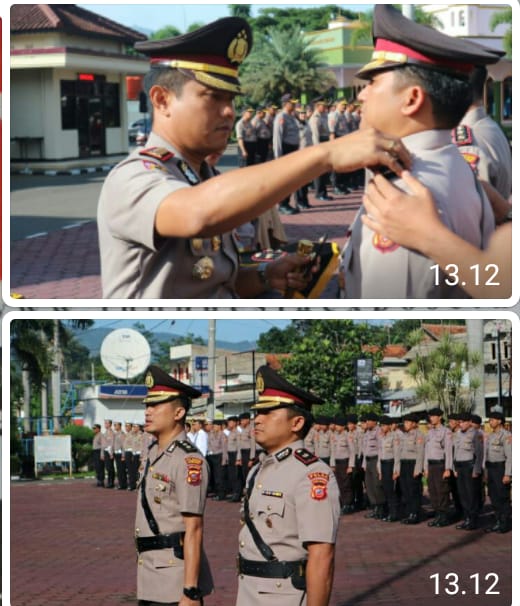 Sertijab Wakapolresta Bandung dari Kompol Mikranuddin Syahputra kepada AKBP Antonius Agus Rahmanto