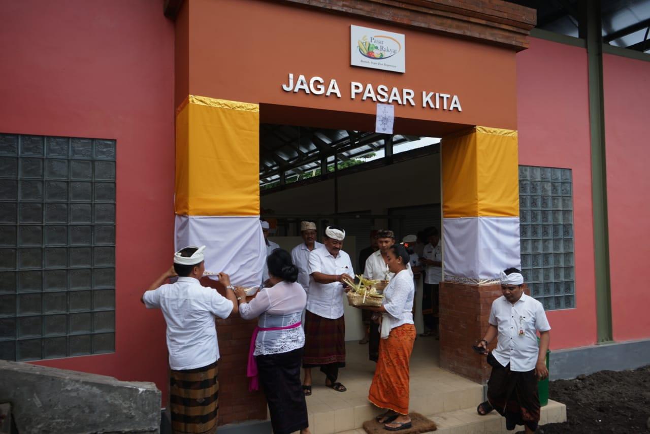 Pasar Anyar Sari Denpasar Di Pelaspas, Siap Ditempati 108 Pedagang