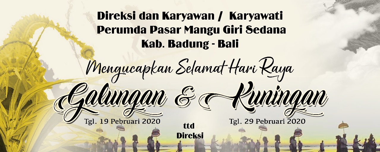 Perumda  Pasar  Mangu  Giri  Sedana  Kab.Badung – Bali