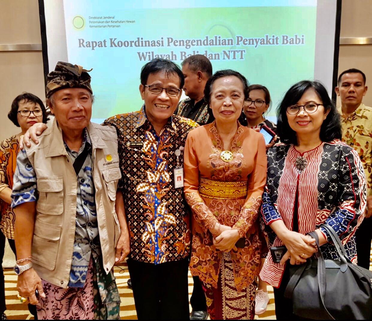 Kementan Ajak Tokoh Masyarakat Bantu Kendalikan Kasus Kematian Babi di Bali dan NTT