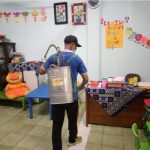 Disdikpora Denpasar Pastikan Seluruh Gedung Sekolah Sudah Disemprot Disinfektan