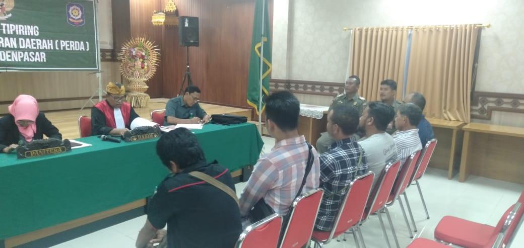 Satpol PP Denpasar Tipiringkan 9 Pelanggar Perda