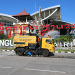 Komunitas Bandara I Gusti Ngurah Rai Gelar Disinfeksi di Lingkungan Bandara