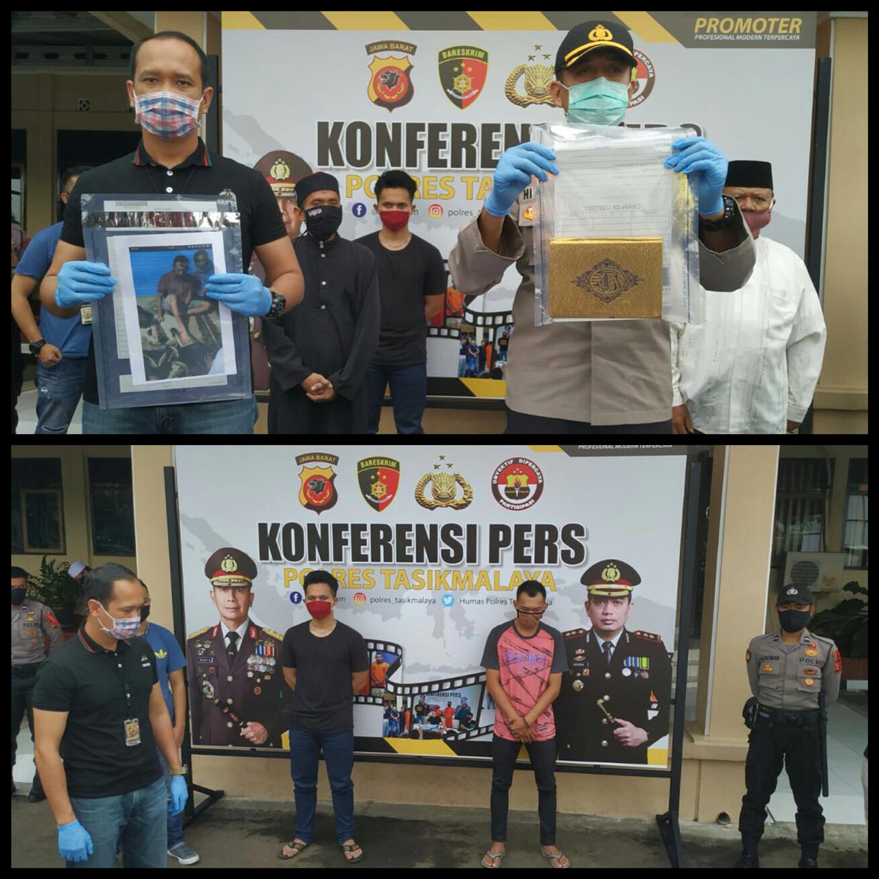 Polres Tasikmalaya Ungkap Kasus Penistaan Agama dan Penyebaran lnformasi Kebencian