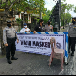 Masa Pandemi Covid 19, Kelurahan Kesiman Tindak Tegas Warga Keluar Rumah Tanpa Masker.