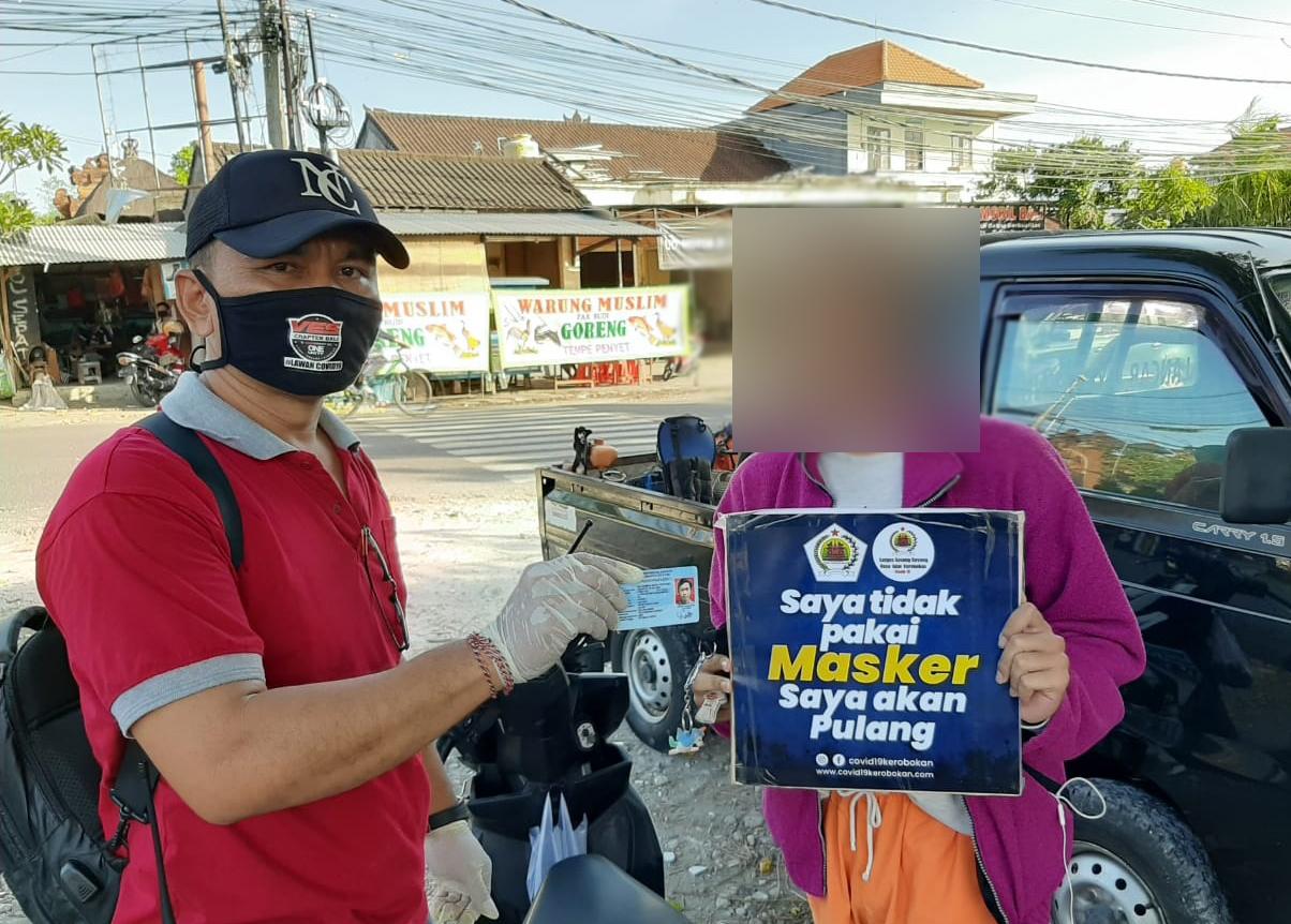 Putus Mata Rantai Penyebaran COVID-19, Desa Padangsambian Klod Sidak Akses di Pintu Masuk Desa