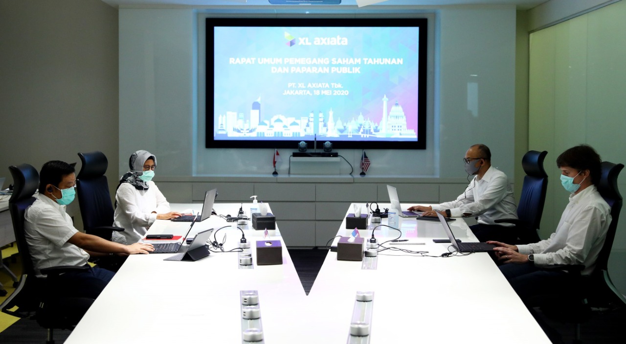 RUPS Tahunan 2020 PT XL Axiata Tbk. Setujui Pembagian Deviden Rp.215,7 M serta Perubahan Susunan Direksi dan Dewan Komisaris
