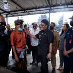 Pasca Kebakaran, Bupati Giri Prasta Tinjau Pasar Desa Adat Penarungan, Pastikan Mulai Rabu, Bangunan Pasar Diperbaiki