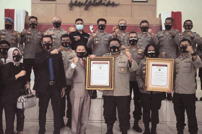 Polres Cimahi Raih Penghargaan dari Lembaga Strategi Kepolisian Indonesia