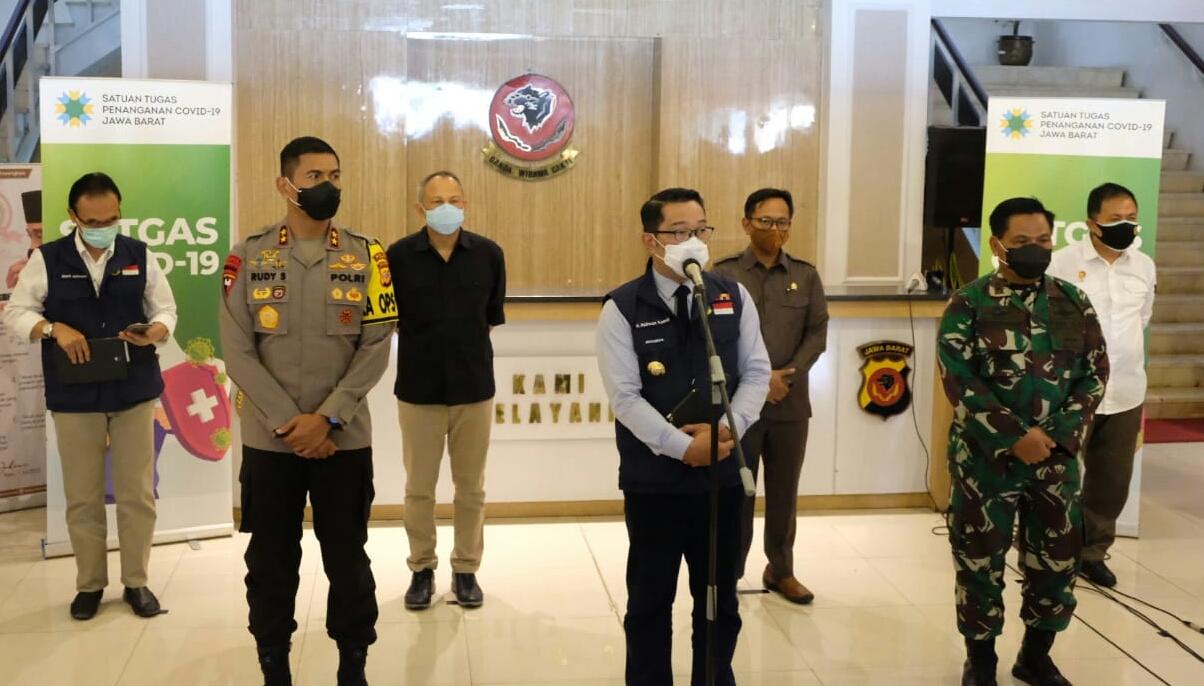 Gubernur Jabar : “Saat ini Ada Tiga Kabupaten di Jawa Barat yang Masuk Zona Merah”