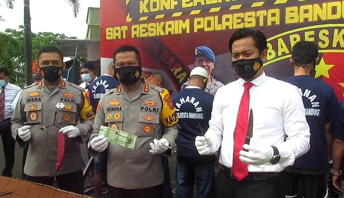 Sat Reskrim Polresta Bandung Ringkus Enam Tersangka Curanmor