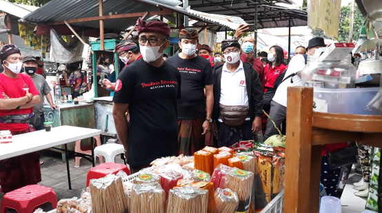 Paslon Walikota/Wakil Walikota Denpasar No.Urut 1, Jaya-Wibawa :  Janjikan Revitalisasi Pasar Tradisional guna perkuat UMKM