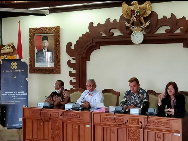 Ex Nasabah dan PT Solid Gold Berjangka Cabang Bali tempuh jalan Damai dihadapan DPRD Prov.Bali