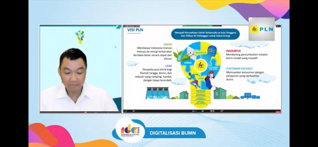 Inovasi di tengah Pandemi Covid-19 :   PLN Launching Program Transformasi Digital melalui empat Aspirasi
