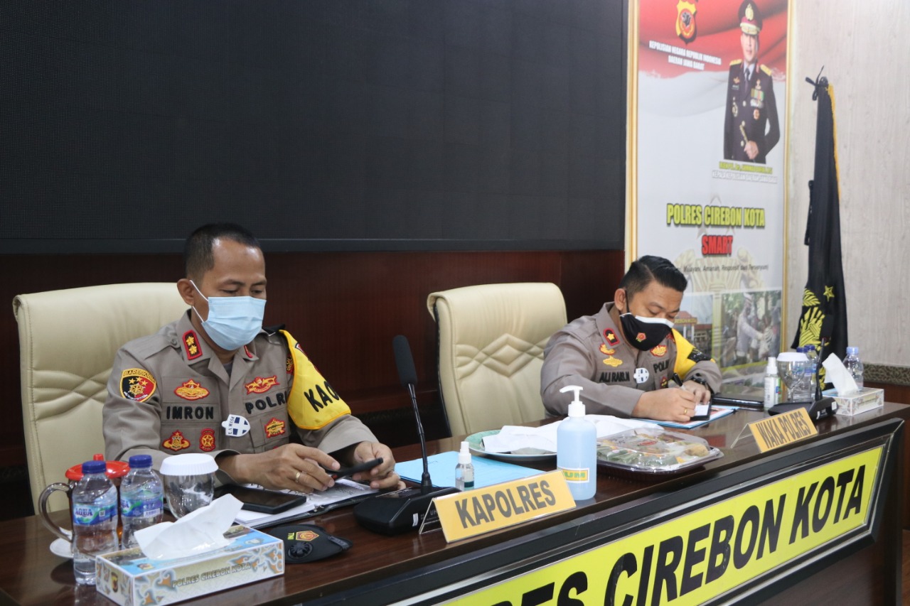 Menindaklanjuti Ops Yustisi dan PPKM, Kapolres Cirebon Kota Perintahkan Semua Bhabinkamtibmas Sambangi Warga