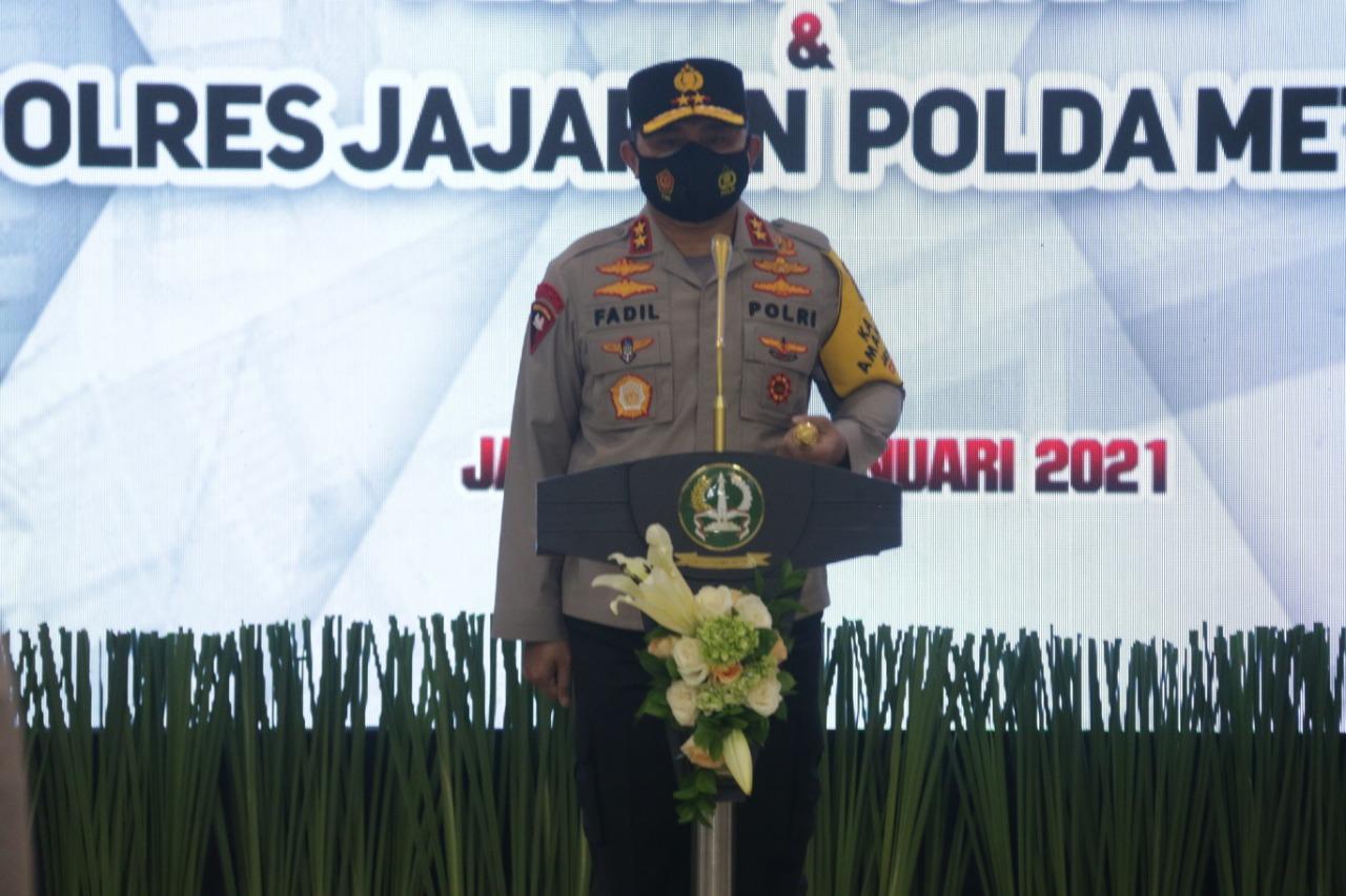 Kapolda Metro Jaya bersama Pangdam Jaya : Kawal langsung Pembatasan Sosial Berskala Besar(PSBB) terkait Protokol Kesehatan