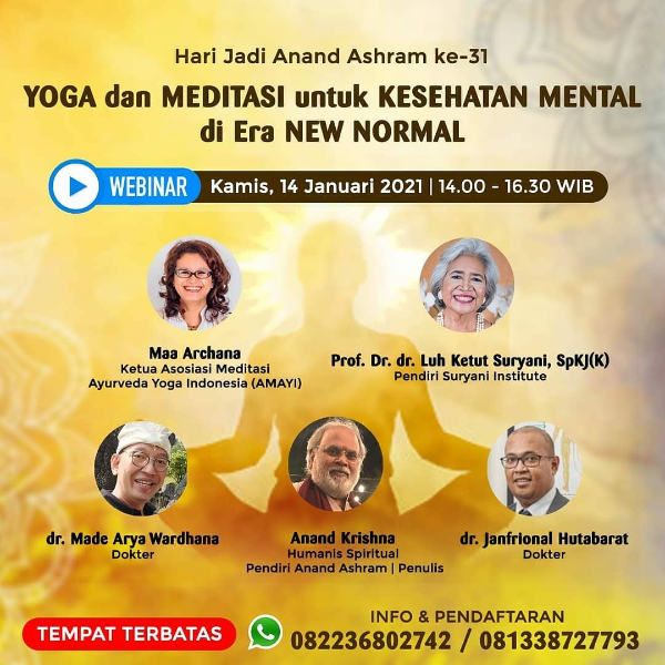 “Meditasi & Yoga untuk Kesehatan Mental di Era New Normal”