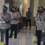 Proses Serah Terima Jabatan Pejabat diwilayah Polda Metro Jaya, dengan mengedepankan Protokol Kesehatan