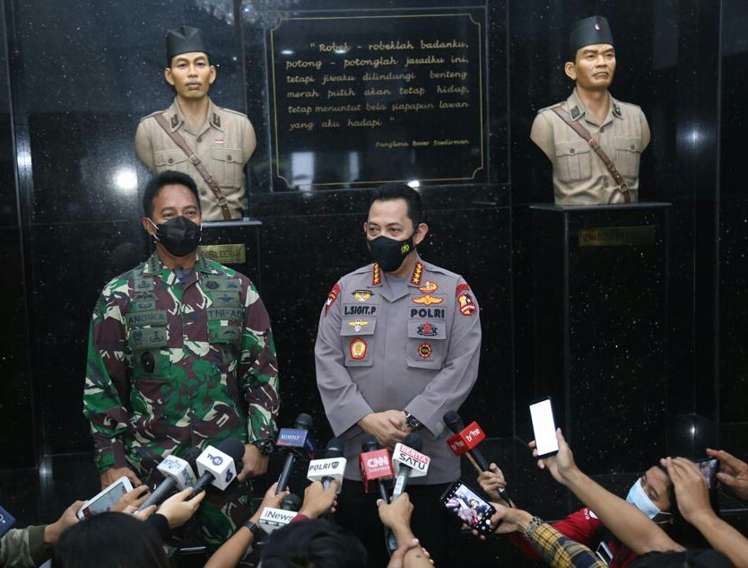 Jaga Stabilitas Keamanan, Kapolri Listyo Sigit Prabowo Kunjungi KSAD Jenderal TNI Andika Perkasa