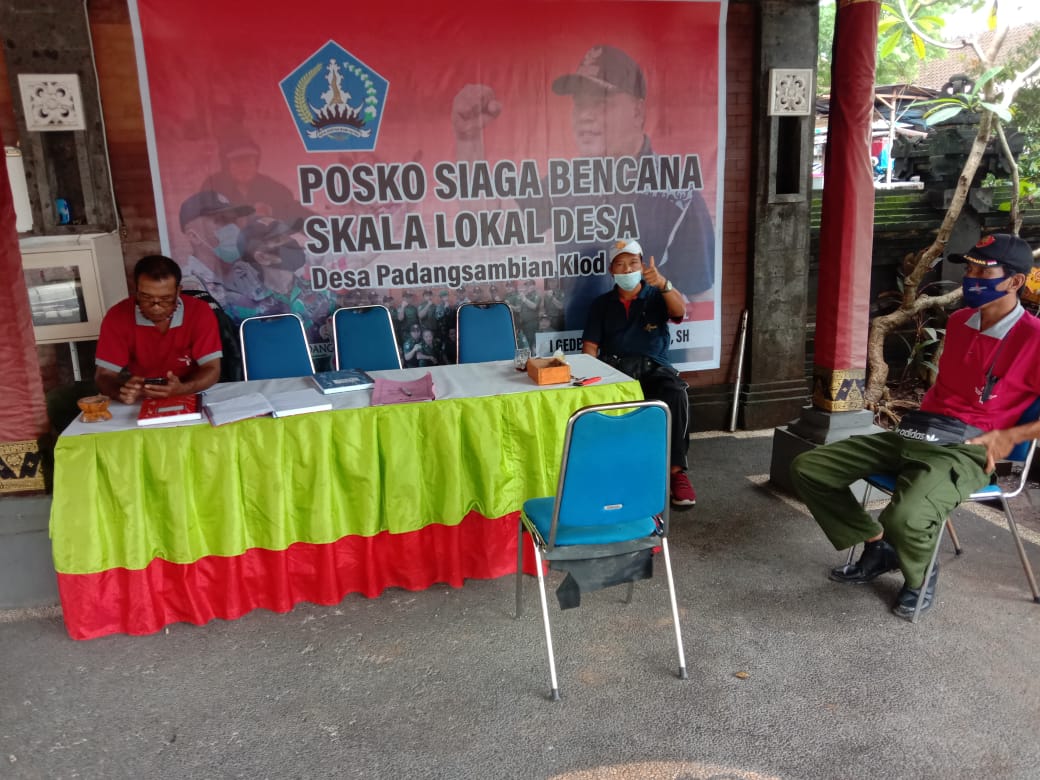 Cegah Penyebaran Covid 19, Denpasar Bentuk Posko Tanggap Covid-19 di Setiap Desa dan Kelurahan.