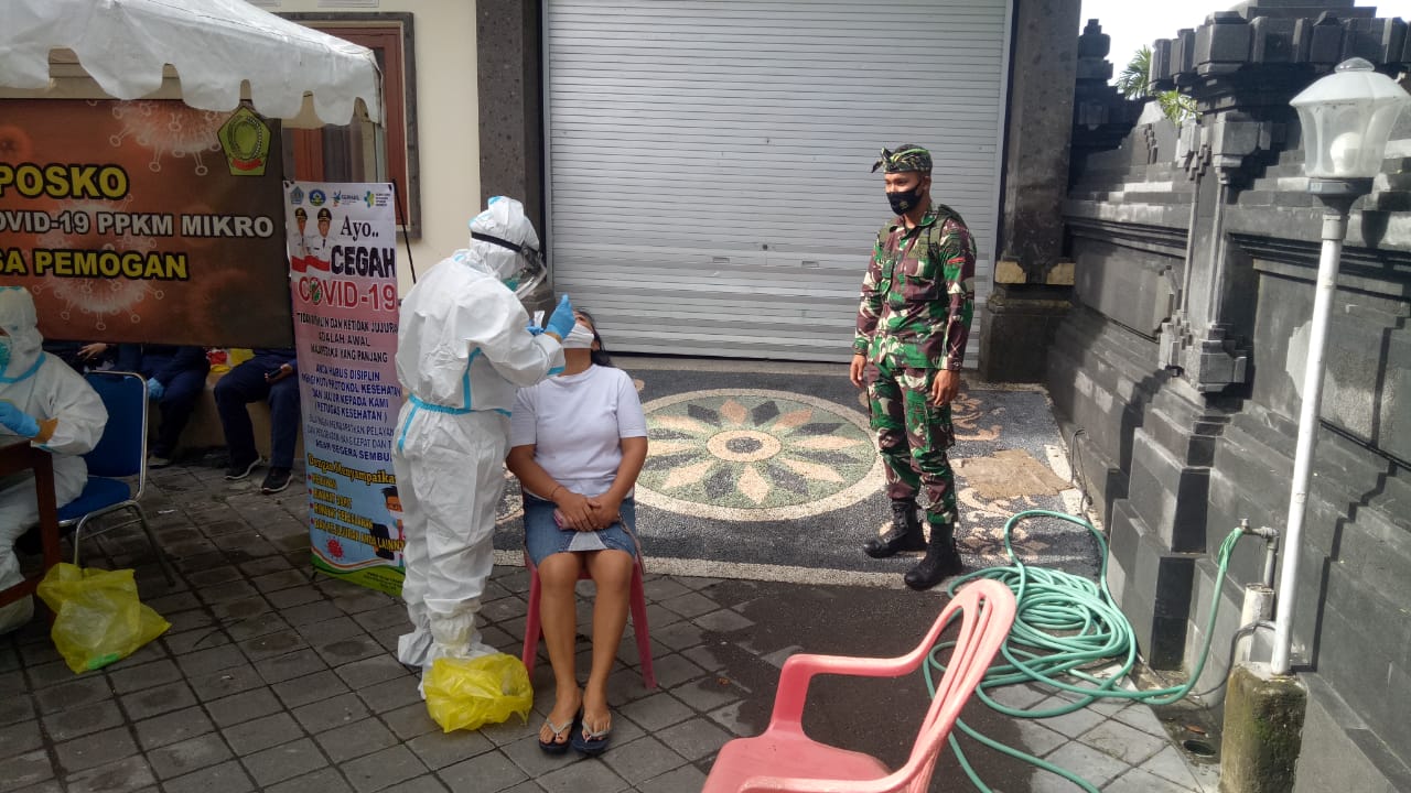 Posko  PPKM berbasis mikro,   efektif menekan penularan  Covid-19 di Kota Denpasar -Bali