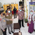 Wakapolda Jabar Cek Pos PPKM Mikro Daerah Wilayah Hukum Polres Cimahi