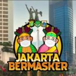 Upaya  Turunkan  Angka  Penyebaran  Covid-19, Polda Metro Jaya Lounching Gerakan Jakarta Bermasker Bersama Forkopimda