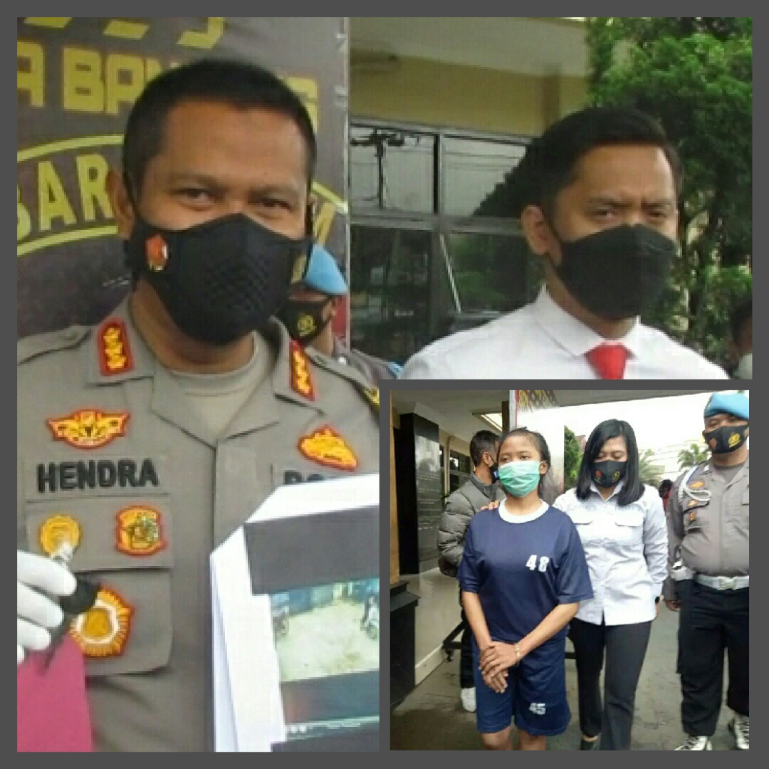 Seorang Wanita Pencuri Motor Ditangkap Satreskrim Polresta Bandung, Dua DPO