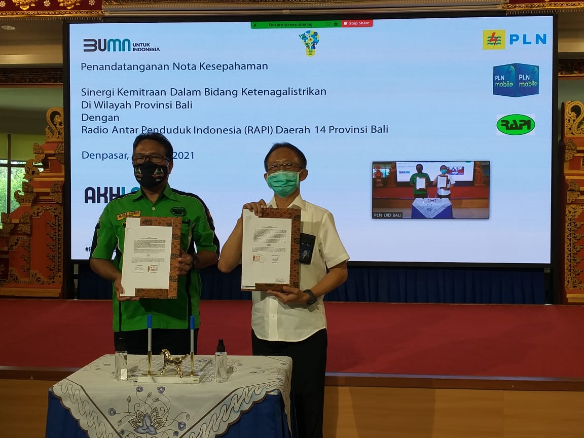 Tingkatkan Edukasi Masyarakat, PLN UID Bali – RAPI Tandatangani MoU Kerjasama Kemitraan di Bidang Ketenagalistrikan
