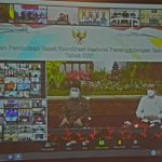Wagub Cok Ace Ikuti Pembukaan Rakornas Penanggulangan Bencana Tahun 2021