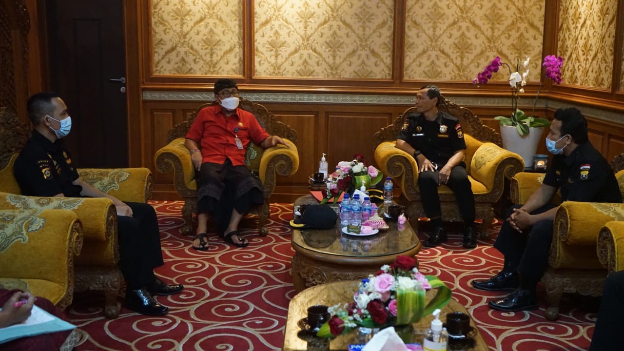 Senkom Mitra Polri Kota Denpasar Siap Bantu Pemkot Denpasar Berikan Pengamanan